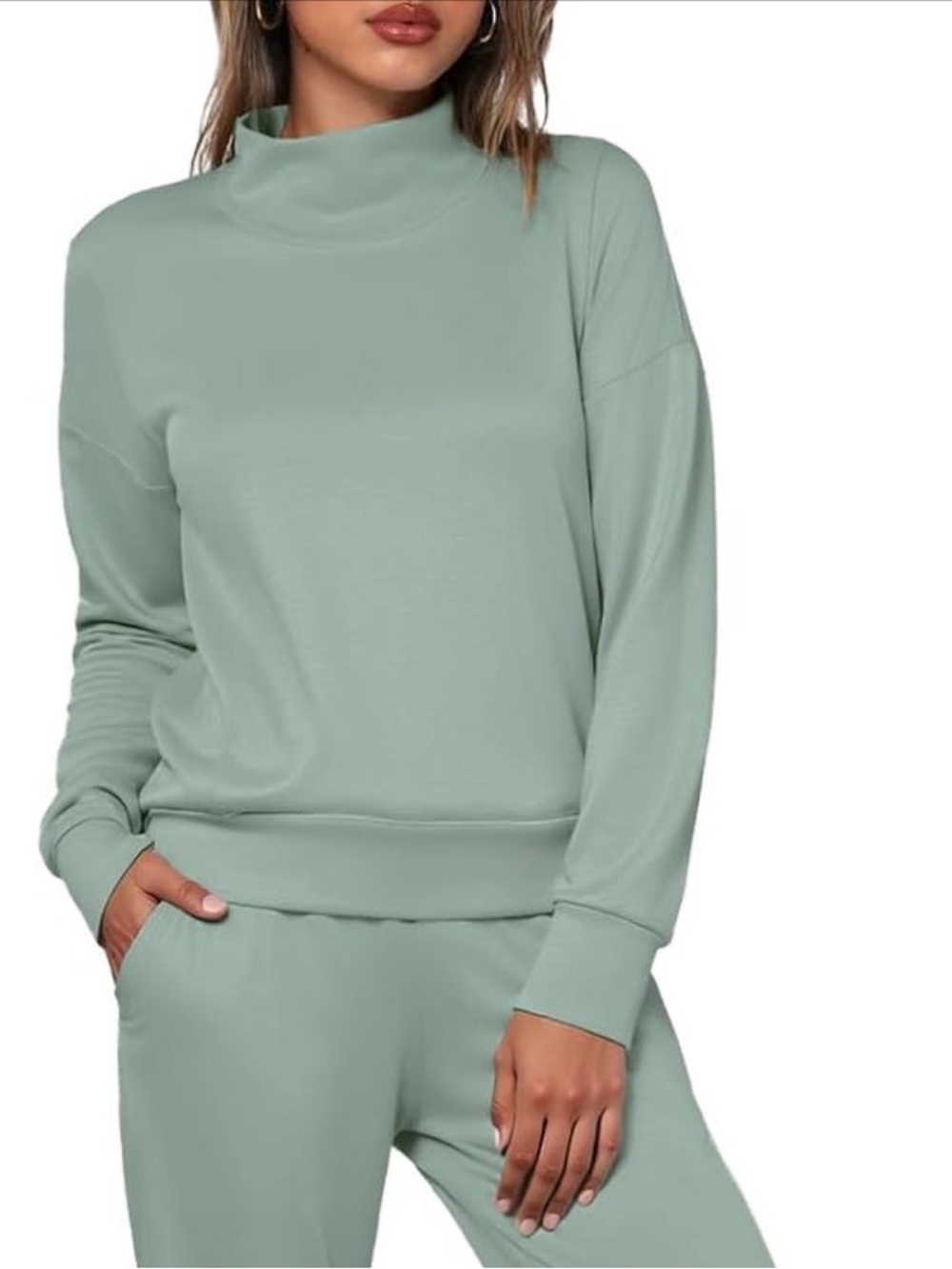 Totatuit Lounge Mockneck Top